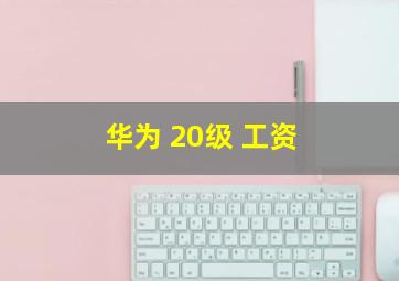 华为 20级 工资